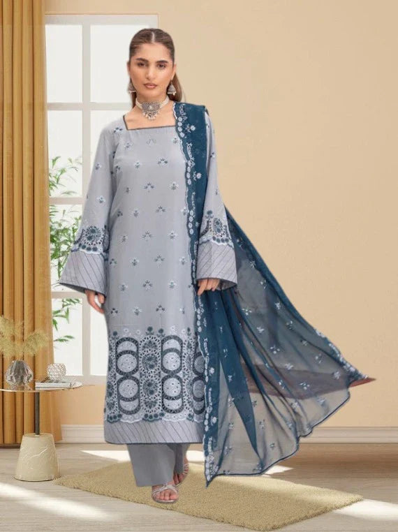 Anmol By Wania Embroidered Lawn Collection 2026 Vol-01 (D-02)