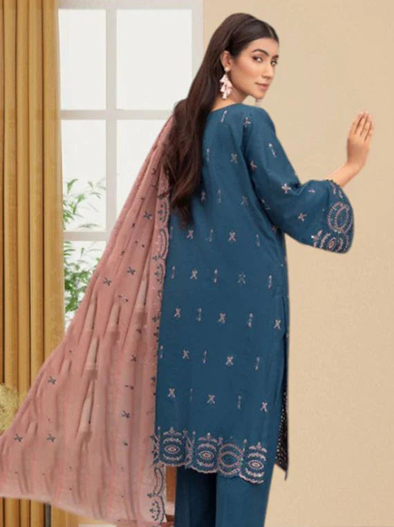 Anmol By Wania Embroidered Lawn Collection 2026 Vol-01 (D-04)