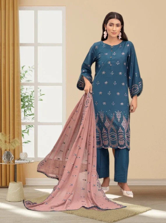 Anmol By Wania Embroidered Lawn Collection 2026 Vol-01 (D-04)