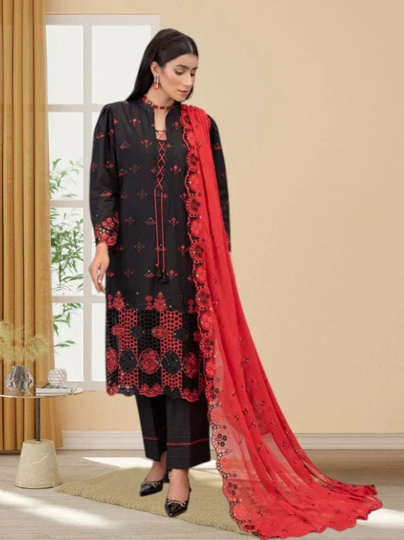 Anmol By Wania Embroidered Lawn Collection 2026 Vol-01 (D-06)