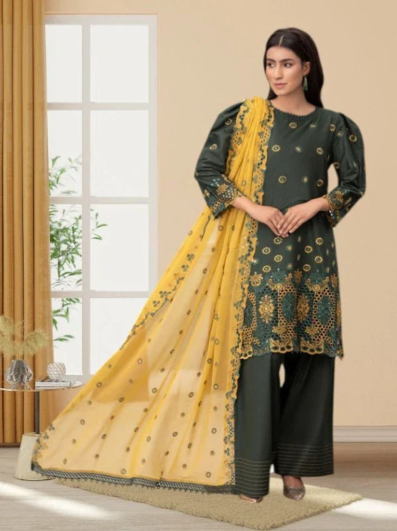 Anmol By Wania Embroidered Lawn Collection 2026 Vol-01 (D-10)