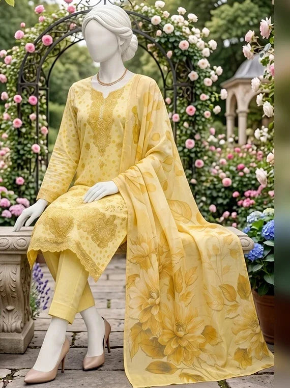 Anosha by ABC Embroidered Bana Dora Unstitched Collection'26 (DD-01)
