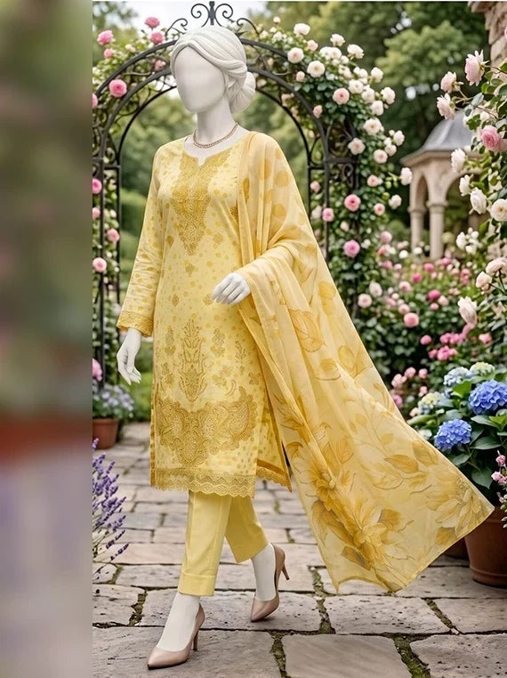 Anosha by ABC Embroidered Bana Dora Unstitched Collection'26 (DD-01)