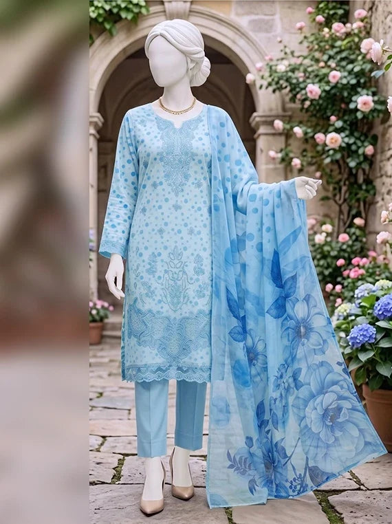 Anosha by ABC Embroidered Bana Dora Unstitched Collection'26 (DD-02)