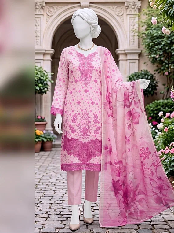 Anosha by ABC Embroidered Bana Dora Unstitched Collection'26 (DD-04)