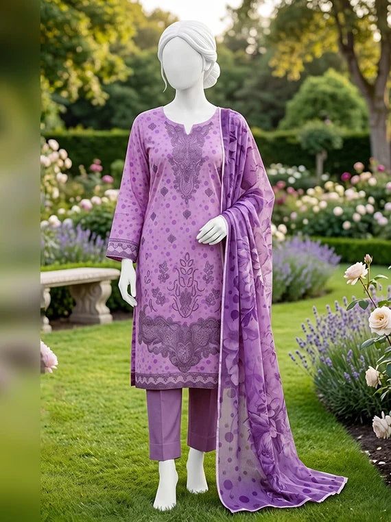 Anosha by ABC Embroidered Bana Dora Unstitched Collection'26 (DD-05)
