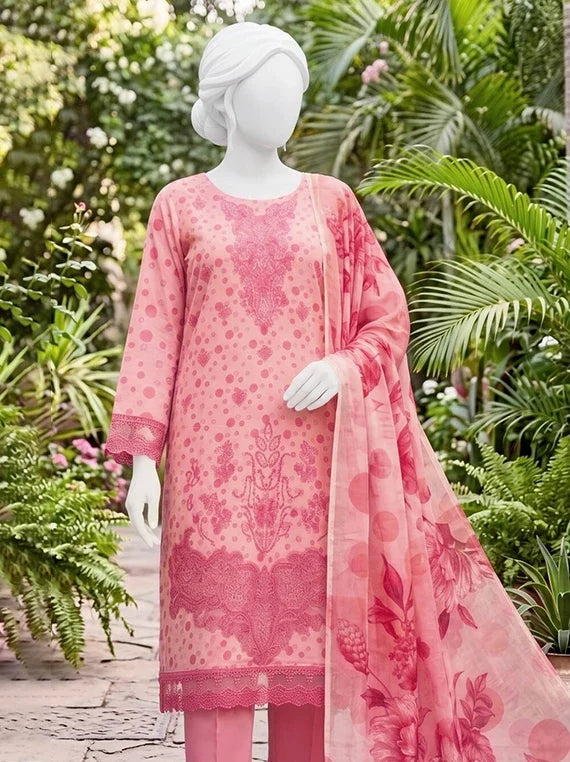 Anosha by ABC Embroidered Bana Dora Unstitched Collection'26 (DD-08)