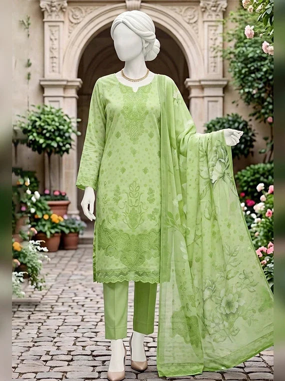 Anosha by ABC Embroidered Bana Dora Unstitched Collection'26 (DD-09)