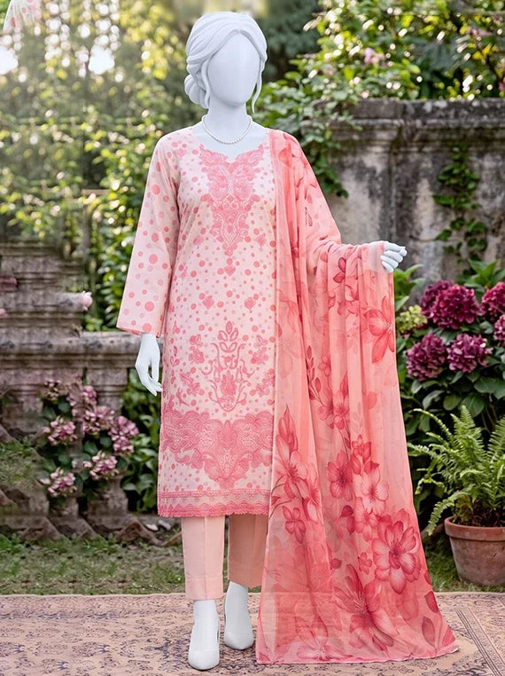 Anosha by ABC Embroidered Bana Dora Unstitched Collection'26 (DD-10)
