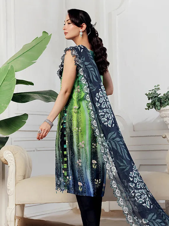 Applique Kari Chikankari Collection 2025 by Alzohaib (D-08)