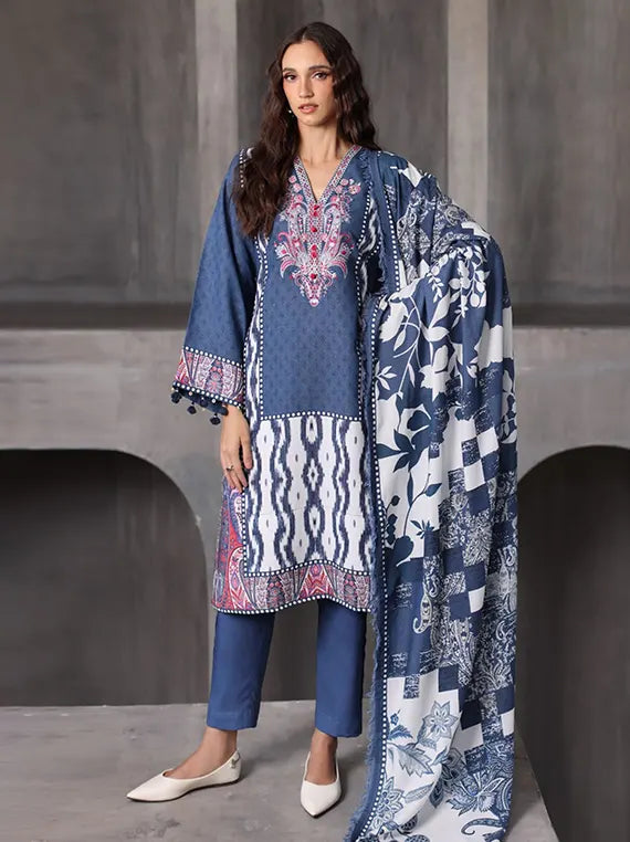 Arctic Aura by Gul Ahmed Winter Unstitched Collection'26 (AY-62007)