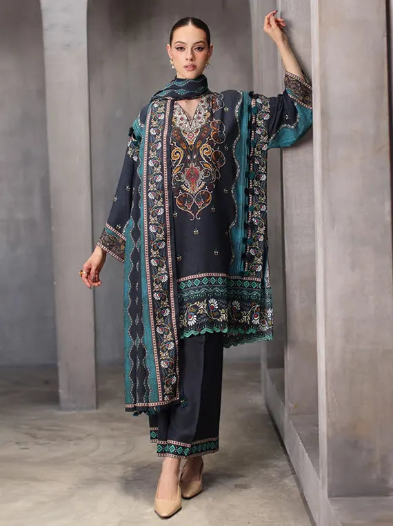 Arctic Aura by Gul Ahmed Winter Unstitched Collection'26 (AY-62023)