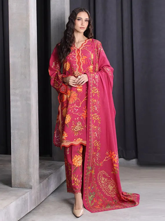 Arctic Aura by Gul Ahmed Winter Unstitched Collection'26 (AY-62025)