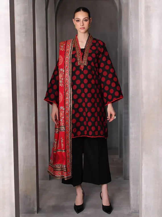 Arctic Aura by Gul Ahmed Winter Unstitched Collection'26 (K-52051)