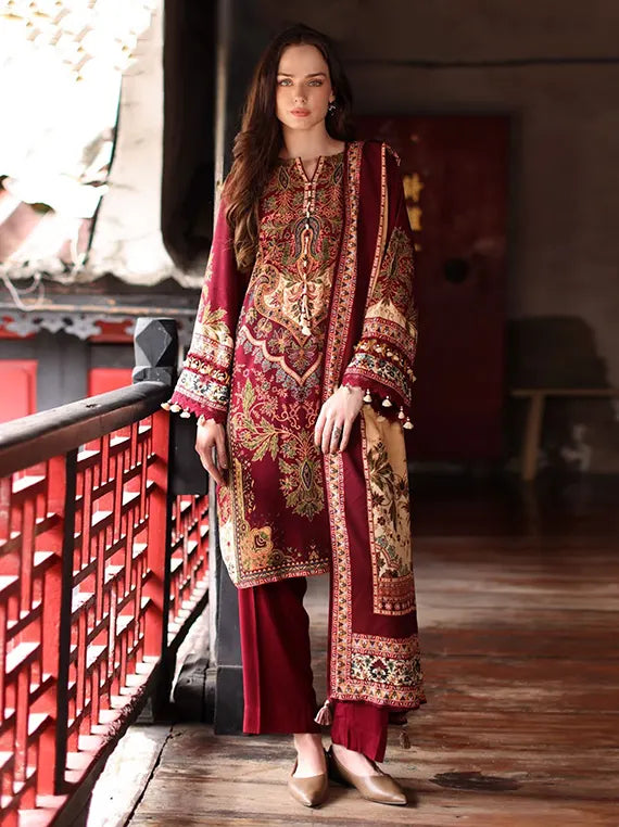Arctic Aura by Gul Ahmed Winter Unstitched Collection'26 (LT-62003)