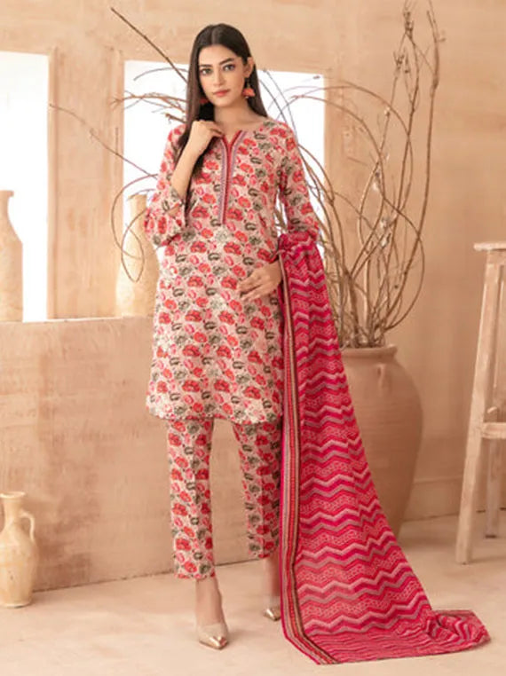 Areeka Boti Embroidered Rotary Printed Khaddar Collection 2025 By Tawakkal Fabric (D-5298)