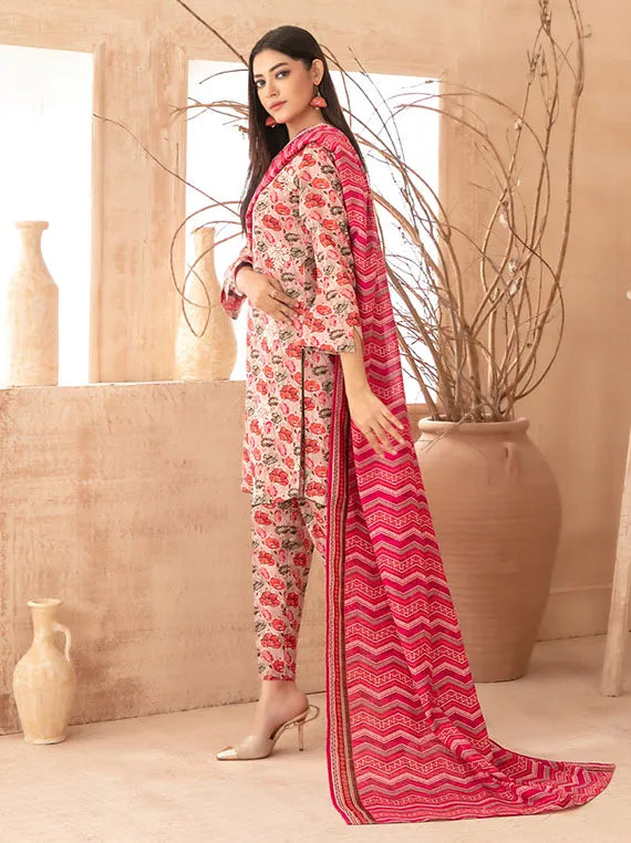 Areeka Boti Embroidered Rotary Printed Khaddar Collection 2025 By Tawakkal Fabric (D-5298)