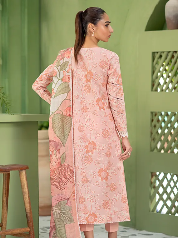 Artisan Printed Lawn Collection 2025 By Seran (PECHE-07)