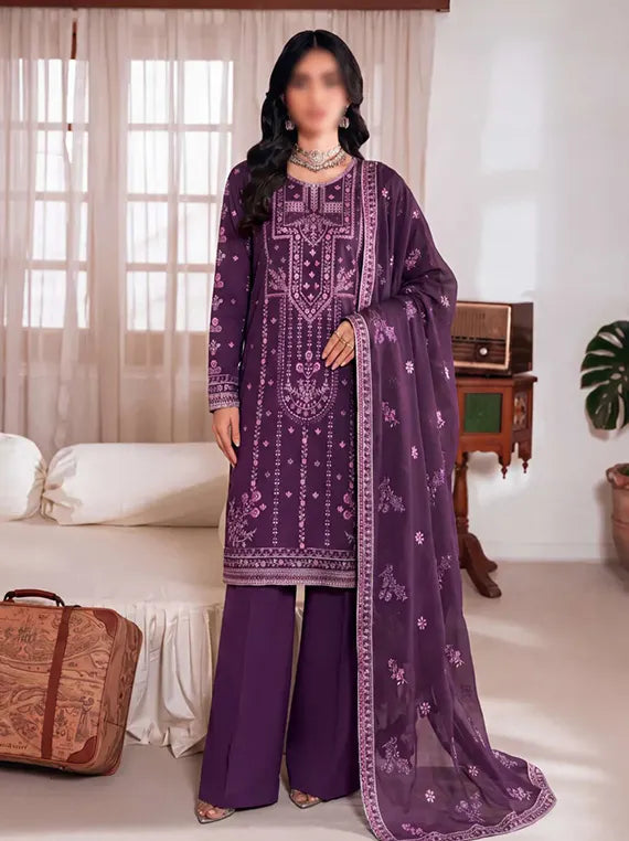 Artistic by Fantak Viscose Embroidered Unstitched Collection'26 V-520 (D-01)