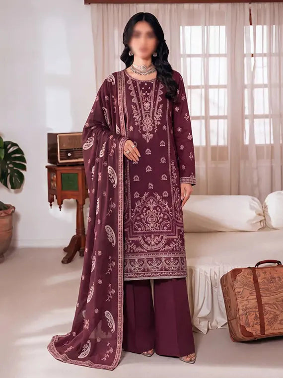 Artistic by Fantak Viscose Embroidered Unstitched Collection'26 V-520