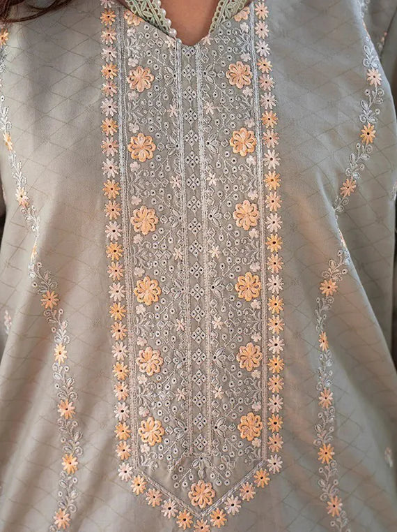 Arty 3PC Embroidered Lawn Collection 2025 by Sitara Textile (D-01)