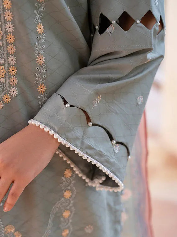 Arty 3PC Embroidered Lawn Collection 2025 by Sitara Textile (D-01)