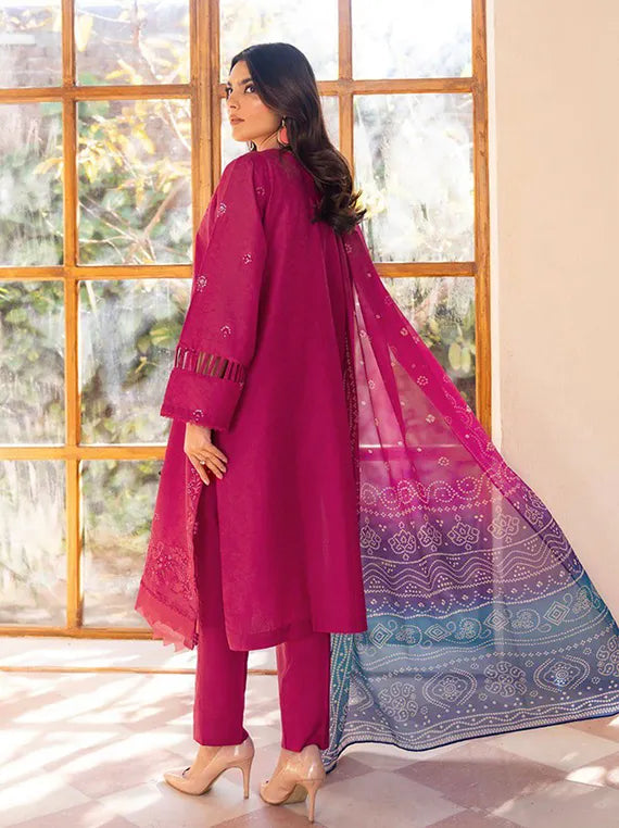 Arty 3PC Embroidered Lawn Collection 2025 by Sitara Textile (D-05)