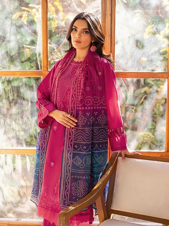 Arty 3PC Embroidered Lawn Collection 2025 by Sitara Textile (D-05)