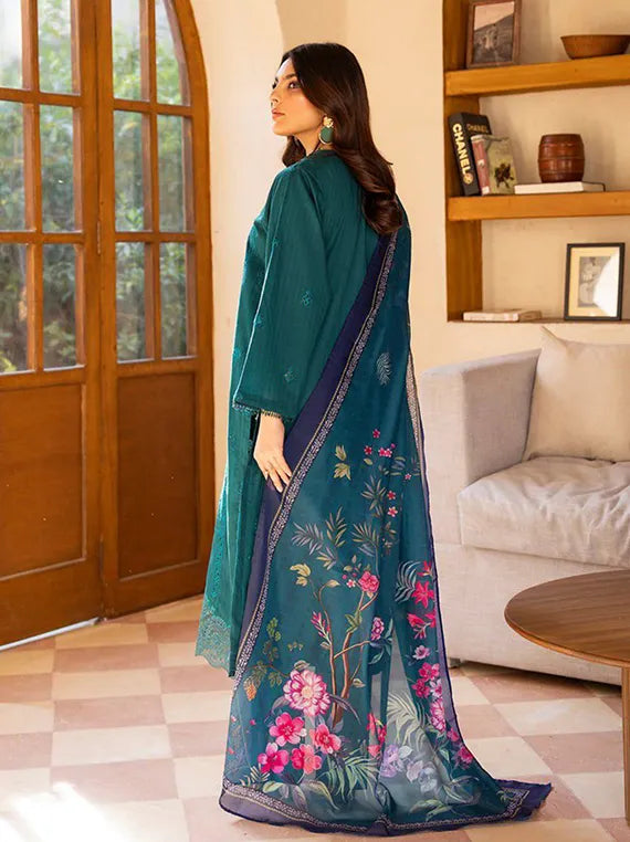Arty 3PC Embroidered Lawn Collection 2025 by Sitara Textile (D-06)
