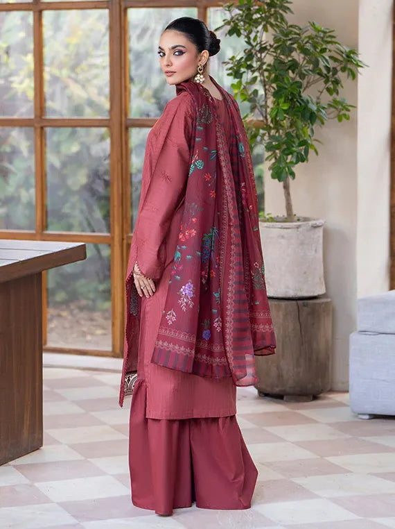 Arty 3PC Embroidered Lawn Collection 2025 by Sitara Textile (D-07)