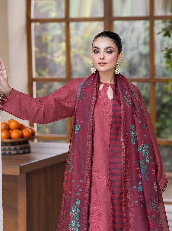 Arty 3PC Embroidered Lawn Collection 2025 by Sitara Textile (D-07)