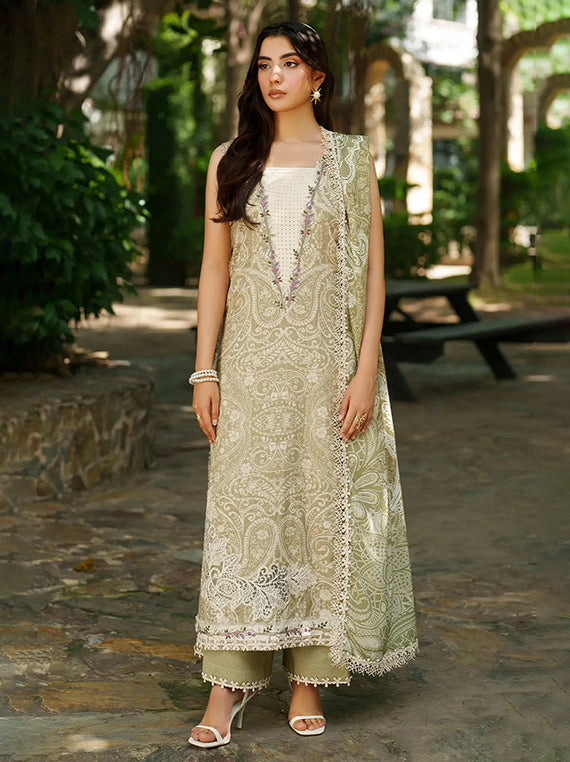 Cozy Winter Unstitch Collection 2026 (Asifa-Nabeel-Frozen-Dew-MWL25-07)