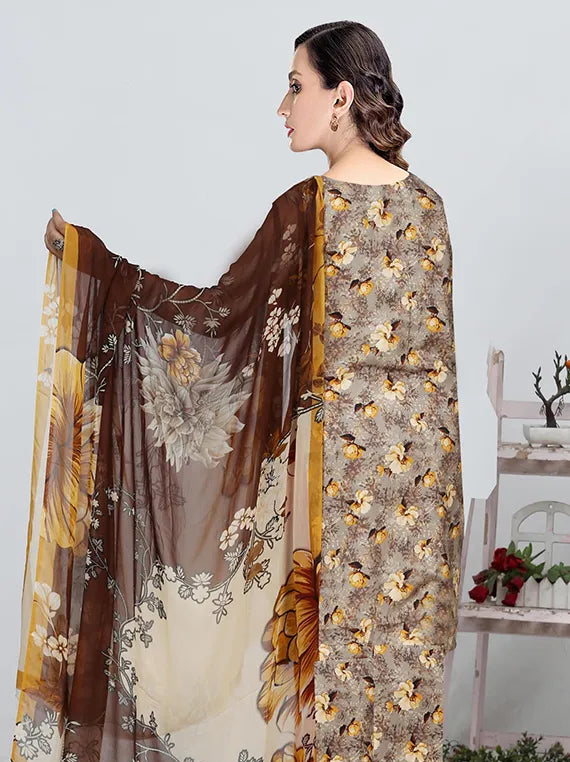 Aswa Noor Printed Linen Collection 2025 by Dur e Fishan (D-05)
