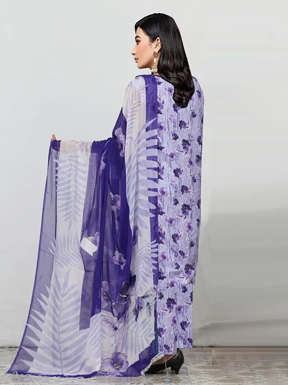 Aswa Noor Printed Linen Collection 2025 by Dur e Fishan (D-06)