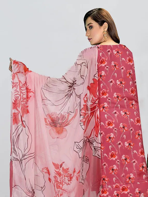 Aswa Noor Printed Linen Collection 2025 by Dur e Fishan (D-07)
