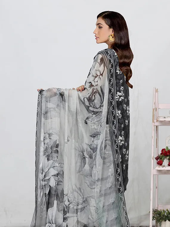 Aswa Noor Printed Linen Collection 2025 by Dur e Fishan (D-10)