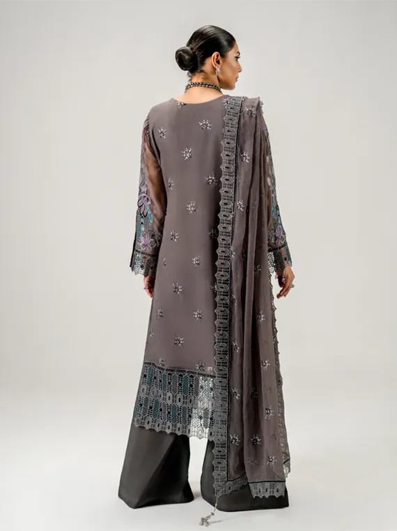Aura by Zebtan Luxury Chiffon Collection 2025 (AR-07)