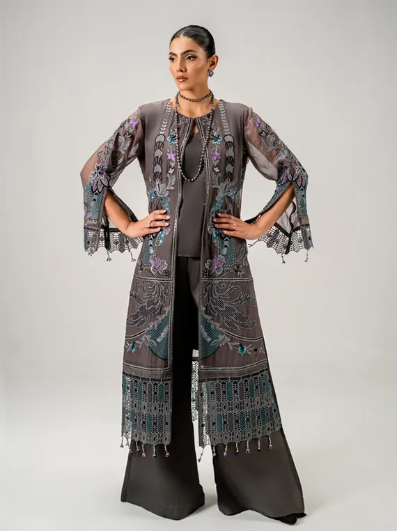 Aura by Zebtan Luxury Chiffon Collection 2025 (AR-07)