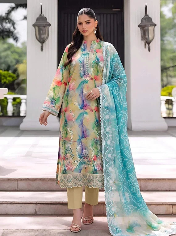 Ayat Embroidered Viscose Boring Unstitched Collection'26 V-3816 (D-03)