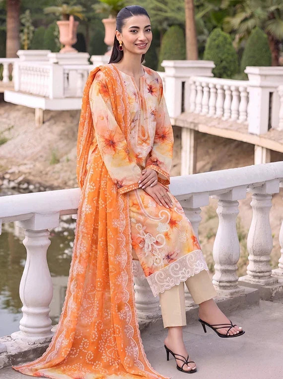 Ayat Embroidered Viscose Boring Unstitched Collection'26 V-3816 (D-04)