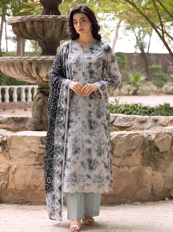 Ayat Embroidered Viscose Boring Unstitched Collection'26 V-3816 (D-07)