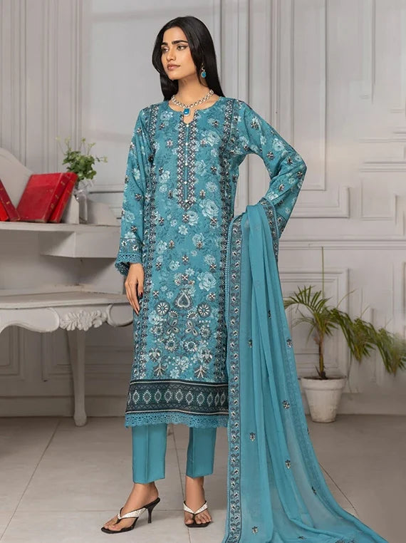 Azam Arts Pankh By Smile Collection 2026 (D-02)