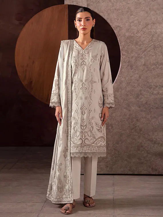 Azure by Fantak Unstitched Lawn Karandi Collection'26 V-549 (D-06)