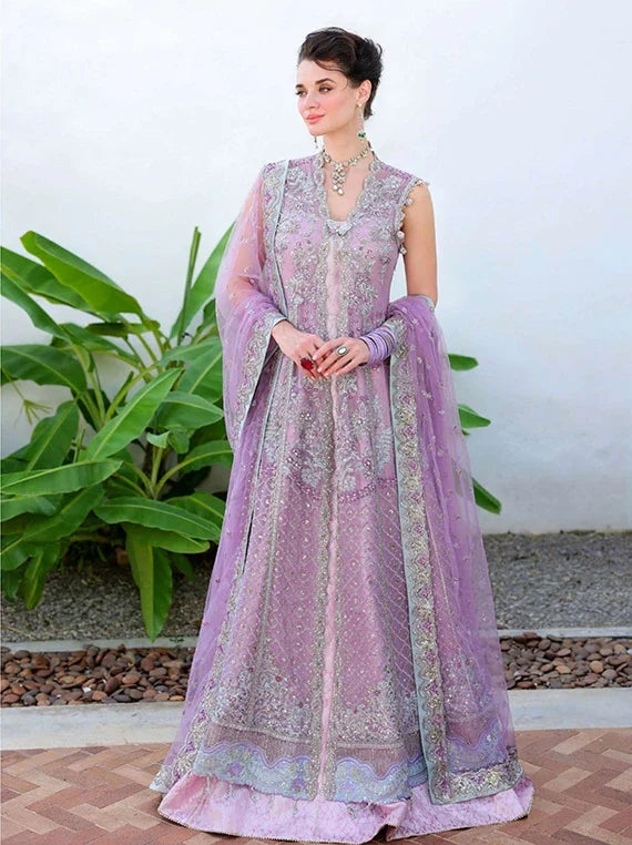 BACHELORETTE CHRONICLES by Mushq Embroidered Unstitched Chiffon'26 (01-Miss Mischief)