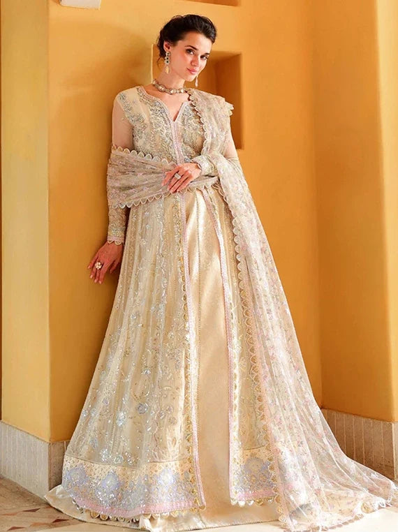 BACHELORETTE CHRONICLES by Mushq Embroidered Unstitched Chiffon'26 (04-Blush Hour)