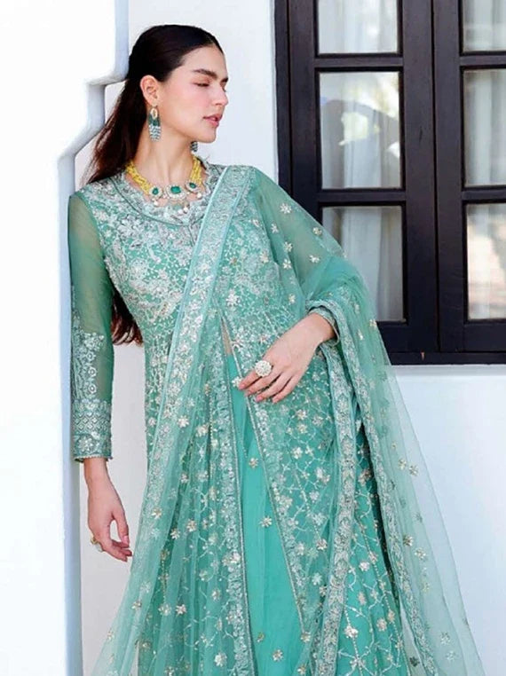 BACHELORETTE CHRONICLES by Mushq Embroidered Unstitched Chiffon'26 (09-Dazzling Diva)