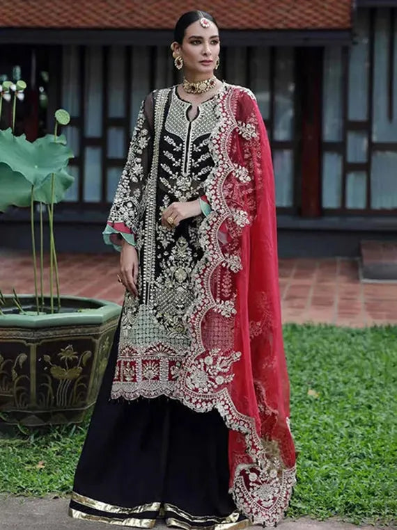 BAROQUE Chantelle Embroidered Net Collection 2026 (06-Koyal)