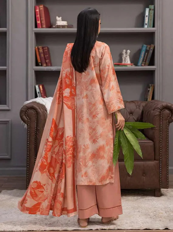 BATIK by Fantak Embroidered Bamboo Slub Collection 2025 (D-02)