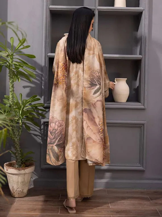 BATIK by Fantak Embroidered Bamboo Slub Collection 2025 (D-04)