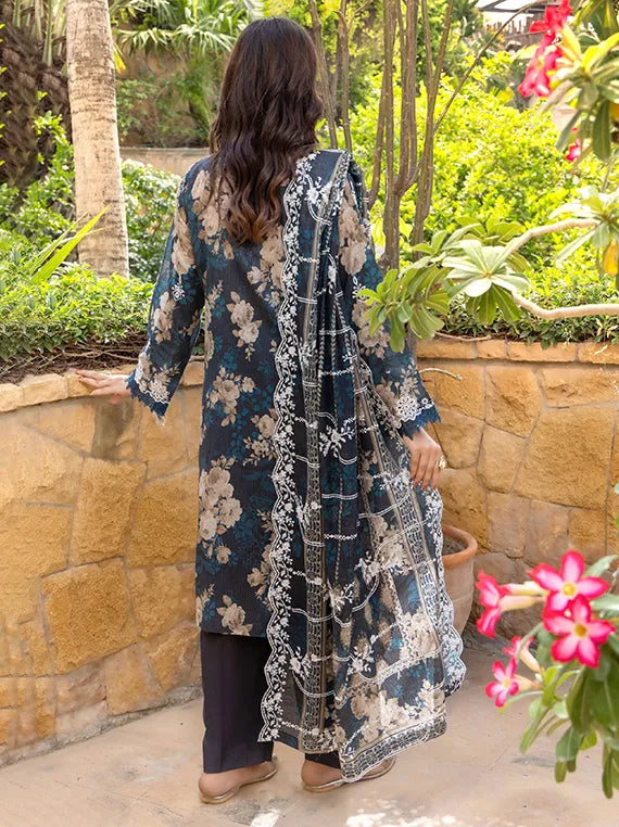 BELLA by Hafiz Tex Embroidered Collection 2026 (D-02)